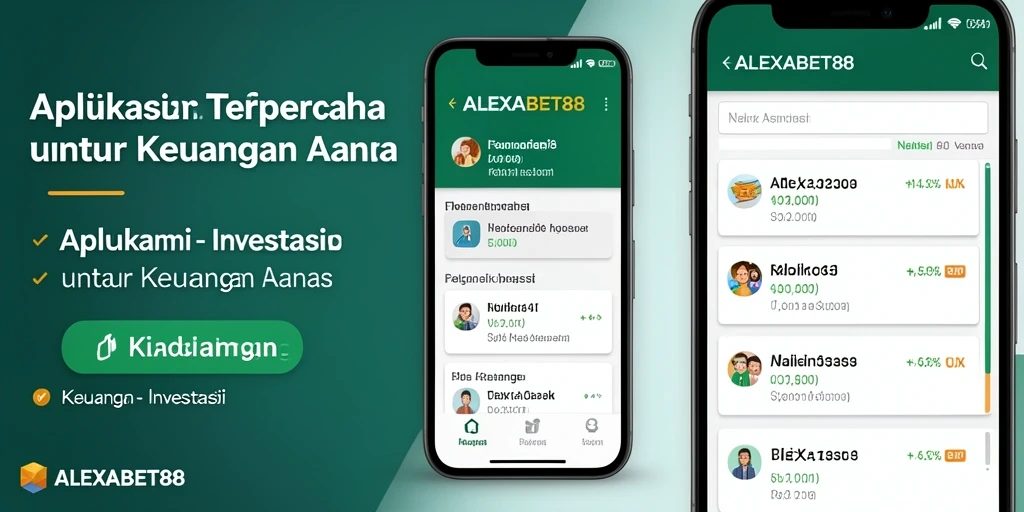 Tampilan antarmuka ALEXABET88 yang user-friendly untuk investasi.