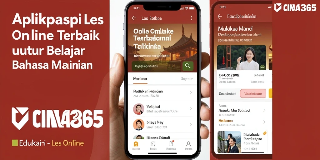 Antarmuka pengguna CINA365 yang interaktif dan menarik.