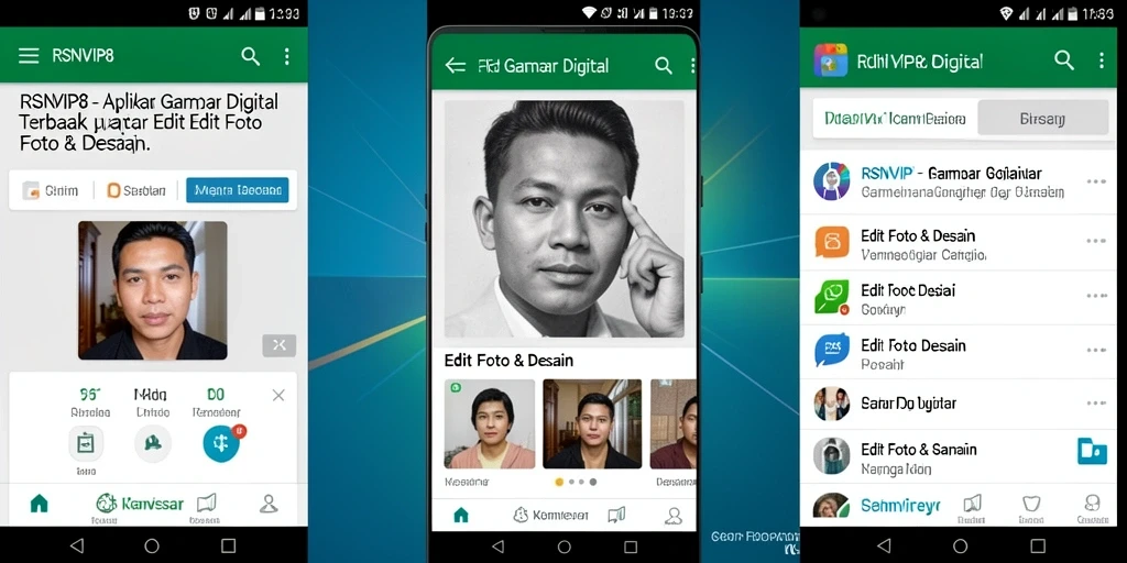 Antarmuka user-friendly RSNVIP8 yang memudahkan proses edit gambar.