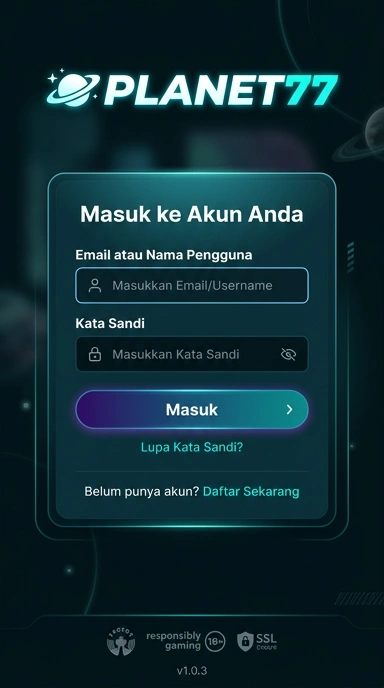Masuk Akun Planet77 untuk Pengguna Android